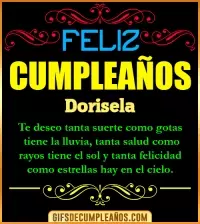 GIF Frases de Cumpleaños Dorisela